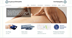Desktop Screenshot of osteopathyplumstead.com